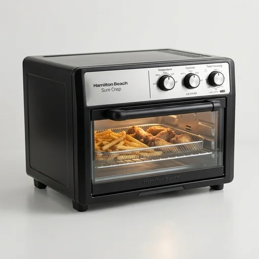 Hamilton Beach Sure Crisp Air Fryer Toaster Oven view 3
