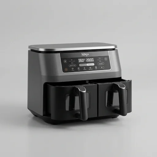 Ninja Foodi DZ201 6.5 Qt 8-in-1 DualZone Air Fryer